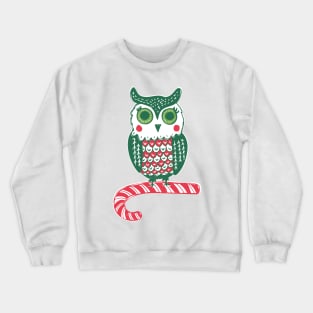 Festive Owl Crewneck Sweatshirt